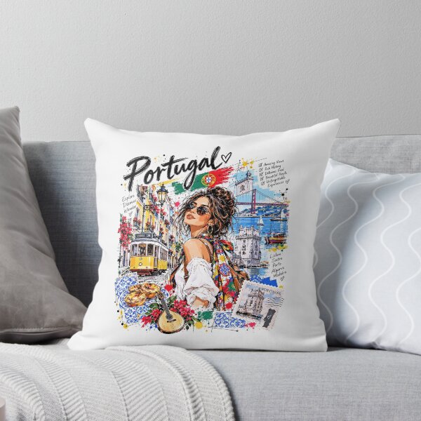Item preview, Portugal Travel and Culture Illustration designed and sold by EdwinkOne.