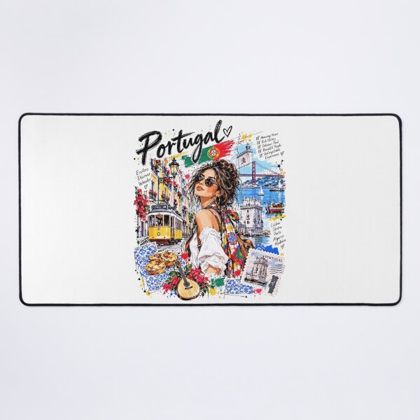 Item preview, Portugal Travel and Culture Illustration designed and sold by EdwinkOne.