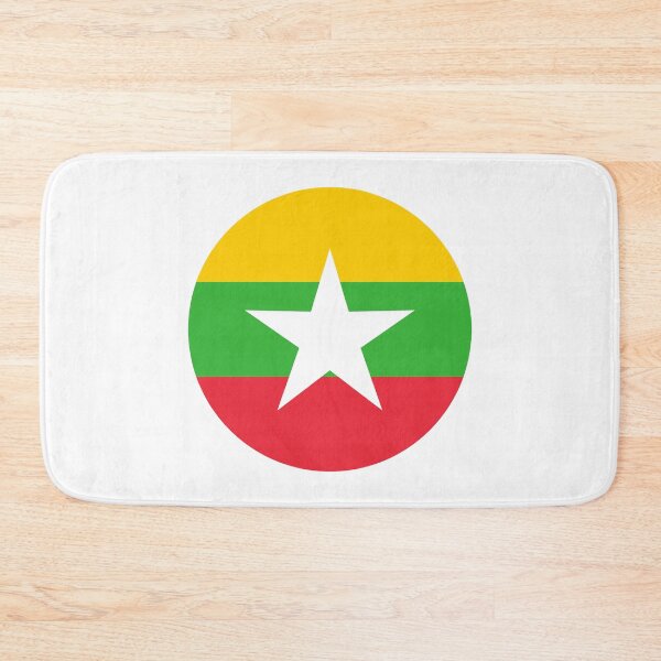 Artikelvorschau, Myanmar Circle Flag MM entworfen und verkauft von shitpostee.