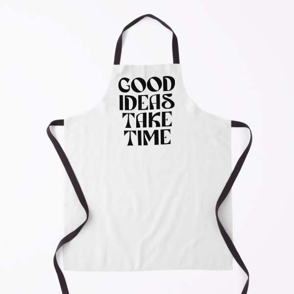 Item preview, Good Ideas Take Time Typography (black) designed and sold by didijuca.