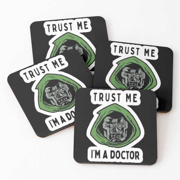 Aperçu de l'œuvre Croyez-moi, je suis médecin - Mème drôle de médecin créée et vendue par WavyCurve.