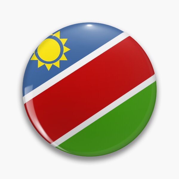 Artikelvorschau, Namibia Kreisflagge (NA) entworfen und verkauft von shitpostee.