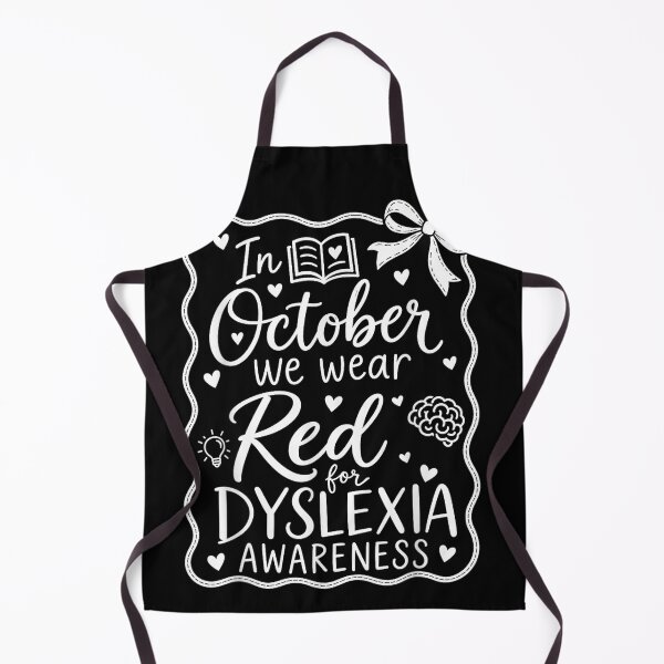 Item preview, Preppy in October We Wear Red Dyslexia Awareness Teacher designed and sold by studiopekepeke.