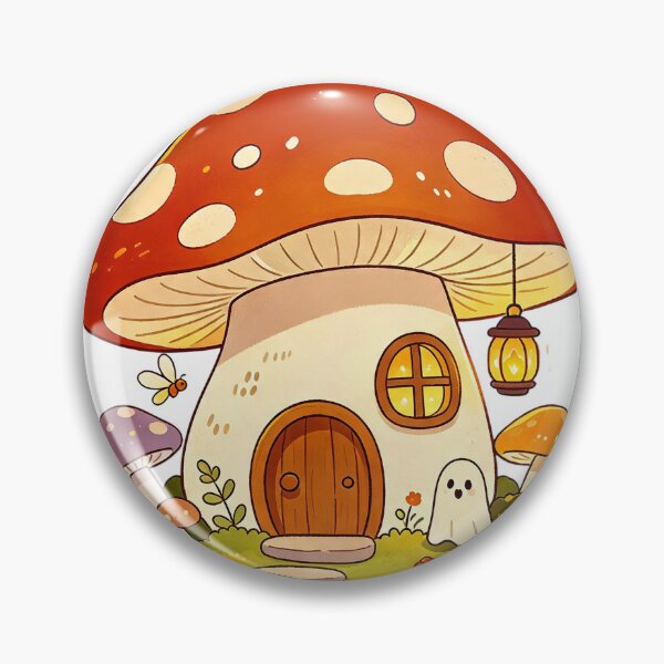 Artikelvorschau, Cottage core Witchy Mushroom House entworfen und verkauft von urmoments.