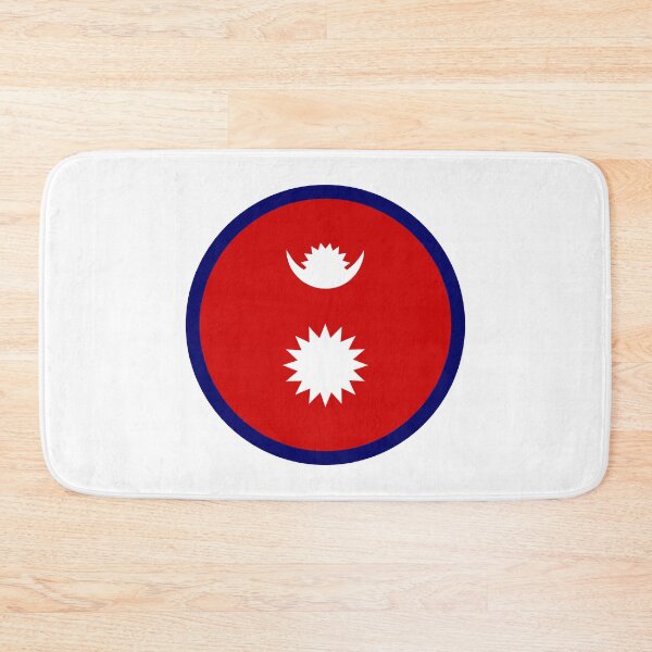 Item preview, Nepal Circle Flag NP designed and sold by shitpostee.