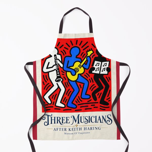 Artikelvorschau, Drei Musiker nach Keith Haring entworfen und verkauft von LuluLeb.