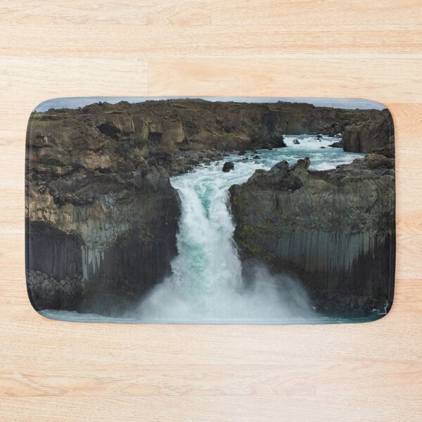 Item preview, Aldeyjarfoss Basalt Columns Iceland Waterfall Landscape designed and sold by Luxxe87.