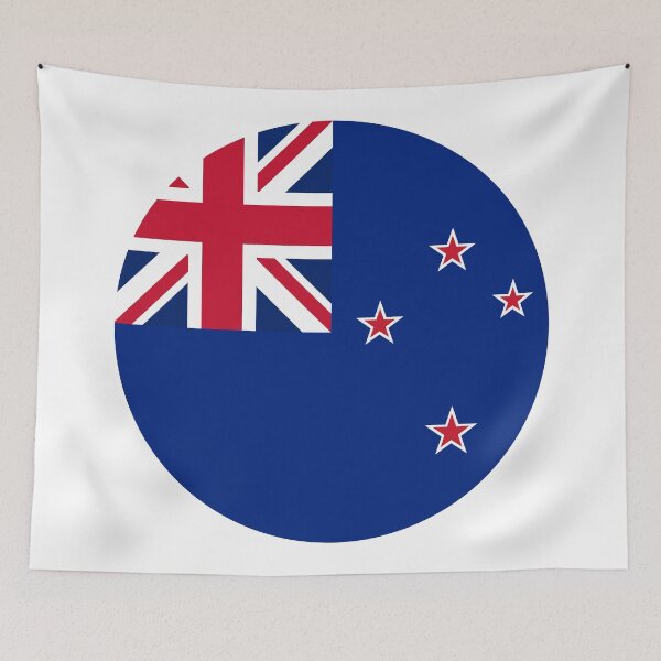Item preview, Bandera circular de Nueva Zelanda designed and sold by shitpostee.