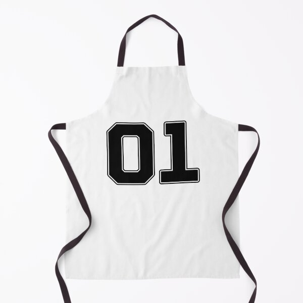 Item preview, 01 | Jersey Number 01 | Shirt Number 01 (Black) designed and sold by STUDIO-72.