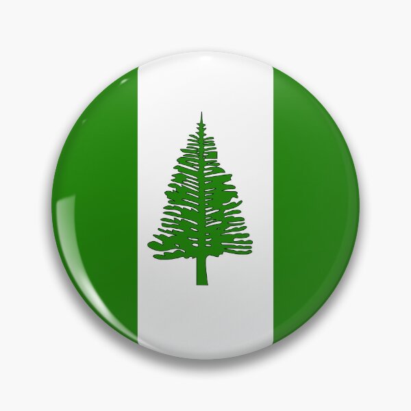 Item preview, Bandera circular de la Isla Norfolk NF designed and sold by shitpostee.