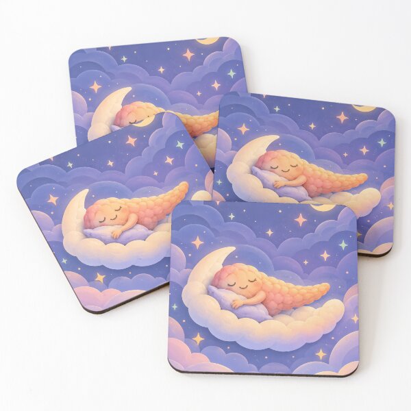 Item preview, Sleepy Pancreas on a Cloud – Pastel Diabetes Humor designed and sold by Jaani-T.