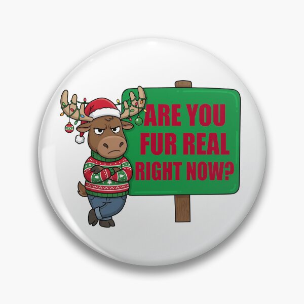 Item preview, Grumpy Christmas Moose designed and sold by Silvered-Wings.