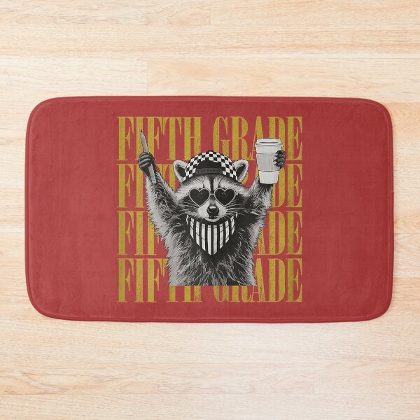 Item preview, Funny Fifth Grade Teacher Feral Raccoon Back to School designed and sold by melodycook.