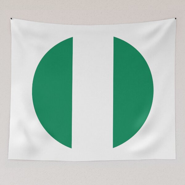 Item preview, Bandera circular de Nigeria NG designed and sold by shitpostee.