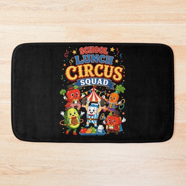 Item preview, School Lunch Circus Squad Cafeteria Nutrition Fruit Veggie designed and sold by studiopekepeke.
