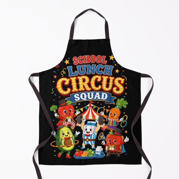 Item preview, School Lunch Circus Squad Cafeteria Nutrition Fruit Veggie designed and sold by studiopekepeke.