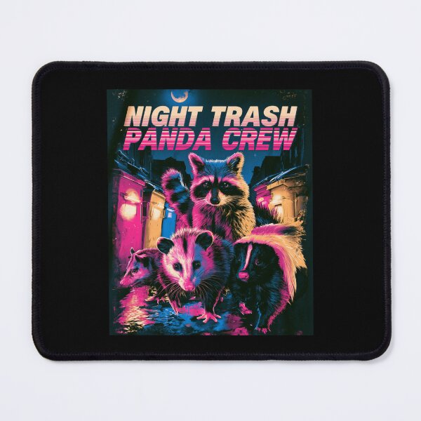 Item preview, Night Trash Panda Crew – Funny Raccoon Animal Meme Shirt designed and sold by DyzioSupply.