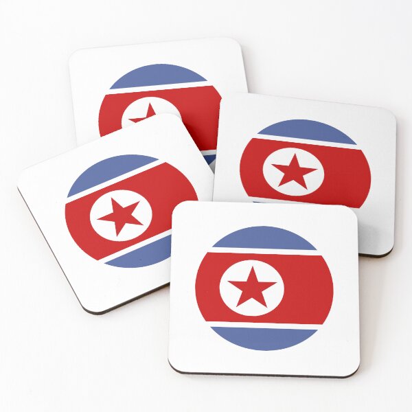 Item preview, North Korea Circle Flag KP designed and sold by shitpostee.