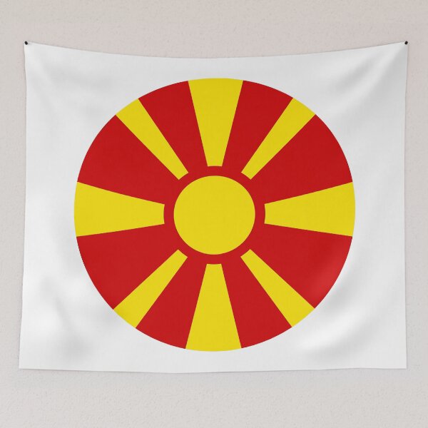 Item preview, North Macedonia Circle Flag MK designed and sold by shitpostee.