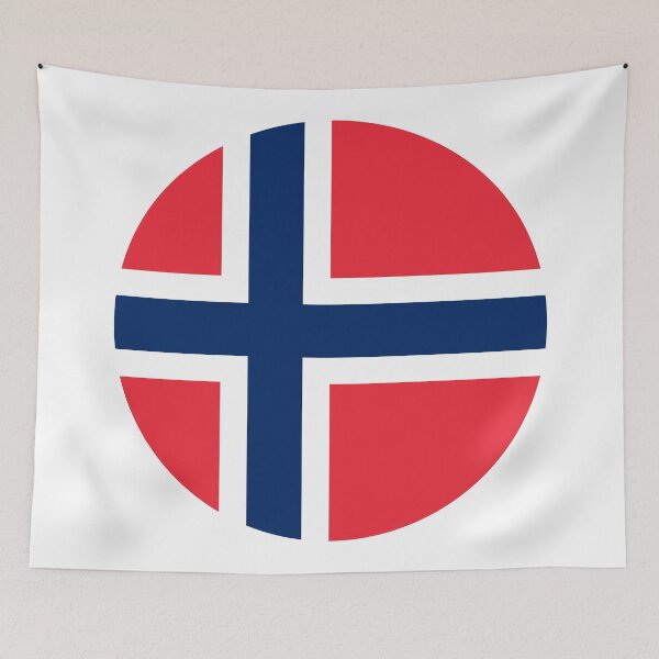Item preview, Norway Circle Flag NO designed and sold by shitpostee.
