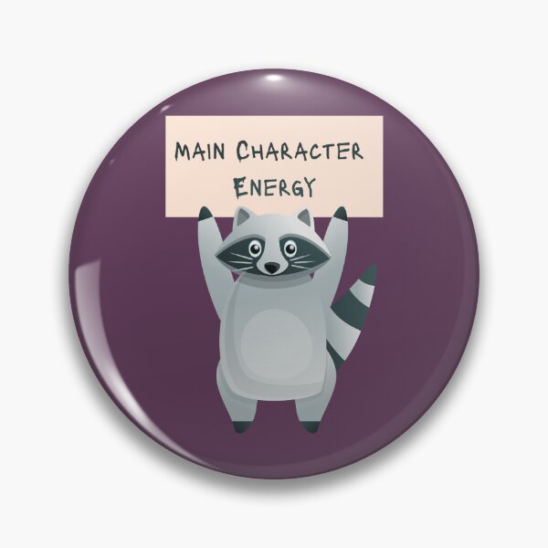 Item preview, Main Character Energy Raccoon designed and sold by cbfineart.