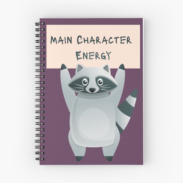 Item preview, Main Character Energy Raccoon designed and sold by cbfineart.