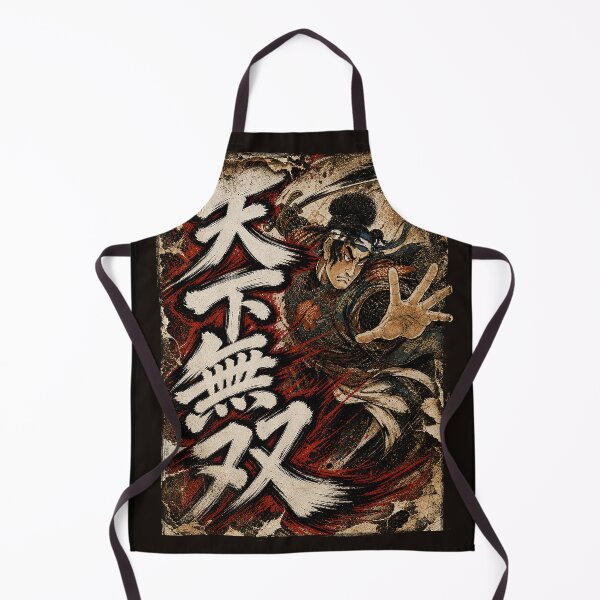 Item preview, Tenka Muso Samurai – Japanese Calligraphy Grunge Art designed and sold by RhymeArc.