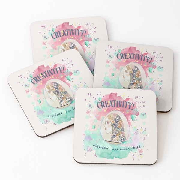 Item preview, "Befriend Your Inner Child" Creativity Cute Illustration Art designed and sold by Liberarteprint.