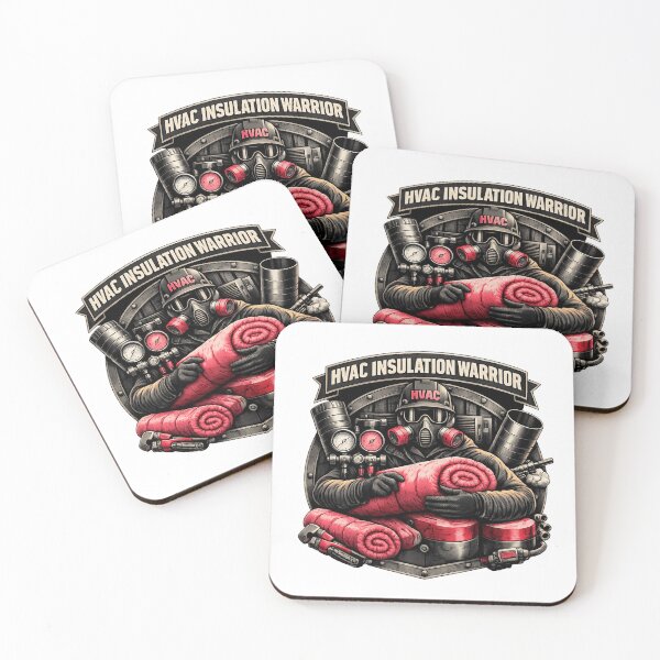 Item preview, HVAC Insulation Warrior - Tough Tradesman Graphic for HVAC Pros designed and sold by FrozenHeat97.