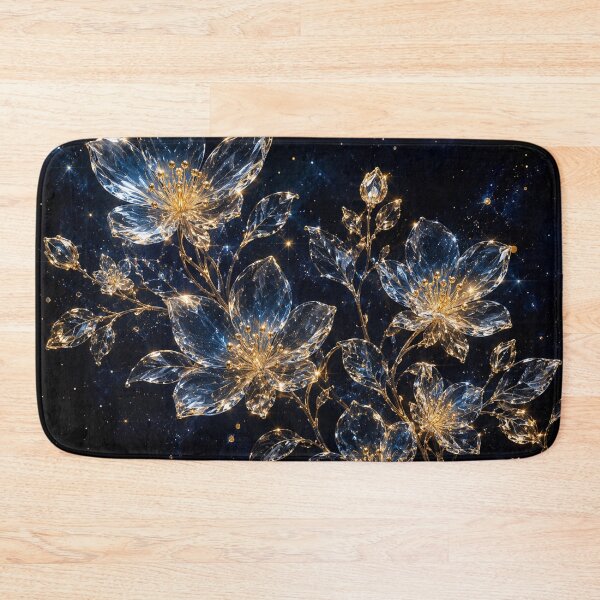 Item preview, Golden Crystal Flowers Under the Stars designed and sold by ZYVARENNE.