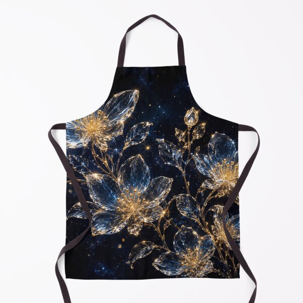 Item preview, Golden Crystal Flowers Under the Stars designed and sold by ZYVARENNE.