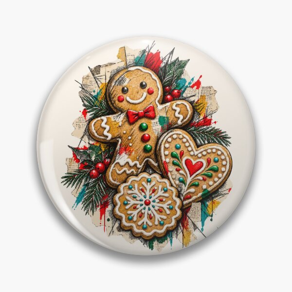 Item preview, Gingerbread cookies celebrating Christmas designed and sold by TaruHonu.