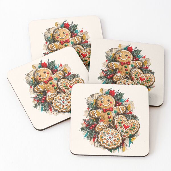 Item preview, Gingerbread cookies celebrating Christmas designed and sold by TaruHonu.