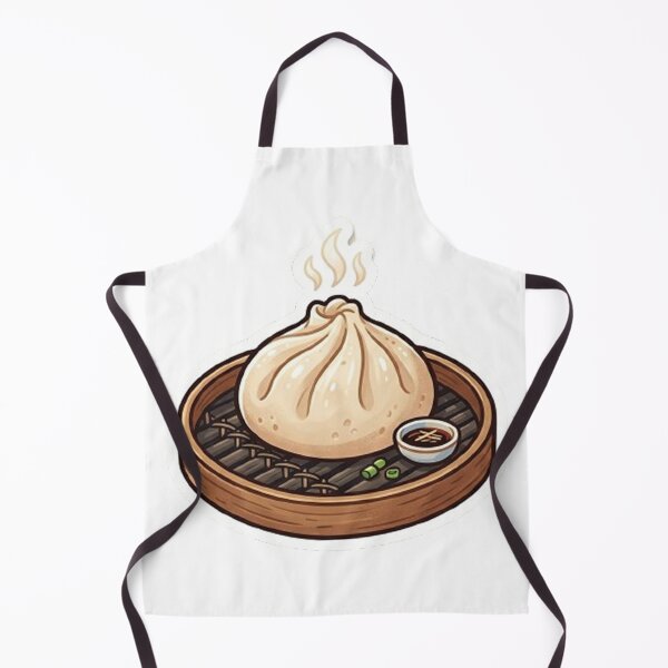 Item preview, Cute Xiao Long Bao Soup Dumpling Sticker Art designed and sold by PetalsPaws.