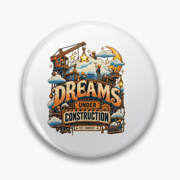 Item preview, Dreams Under Construction – Vintage Industrial Dream Builder designed and sold by NarpLTD.