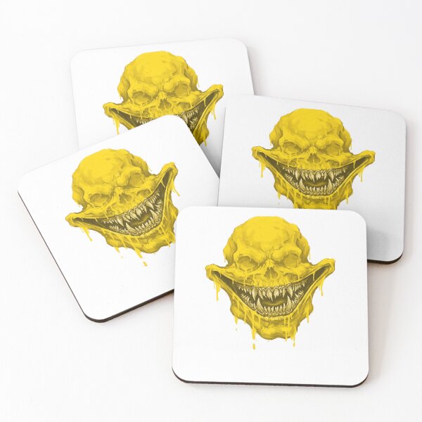 Item preview, Wide Grin Yellow Monster Art designed and sold by Yellow Zone.