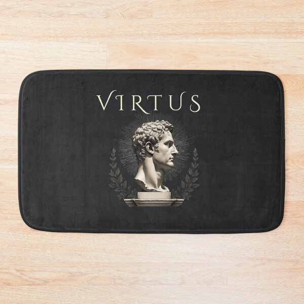 Item preview, VIRTUS Latin Virtue Quote | Ancient Roman Philosophy | Stoic Minimalist Design designed and sold by semenol.