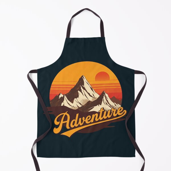 Item preview, Retro Mountain Adventure: Vintage Sunset Peak designed and sold by Chroma Dreams .