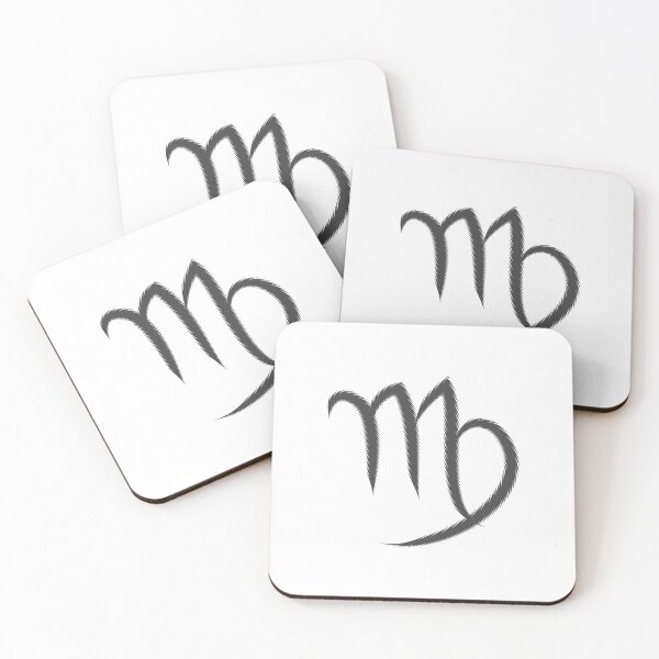 Item preview, Dark Gray Virgo Maiden Zodiac Symbol Design designed and sold by pattern-archive.