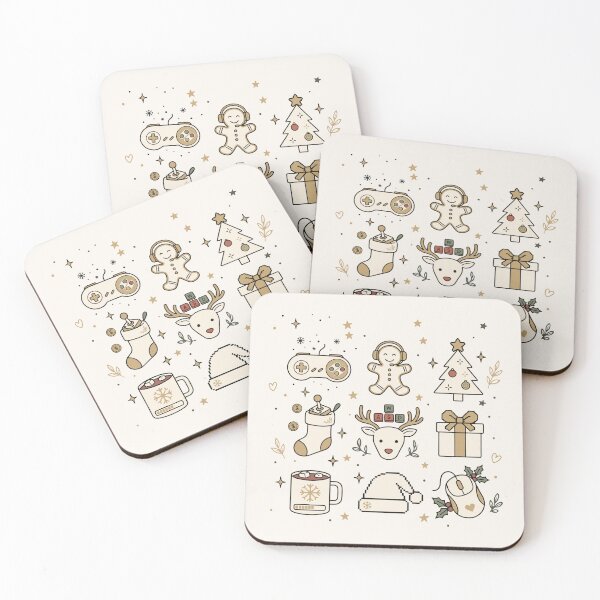 Item preview, Gamer Christmas Doodles - Festive Video Game Holiday Sticker Pack designed and sold by GiriaGallery.