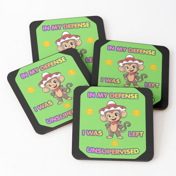 Item preview, In My Defense, I Was Left Unsupervised, Funny Gifts For Optimists designed and sold by zebek-design.