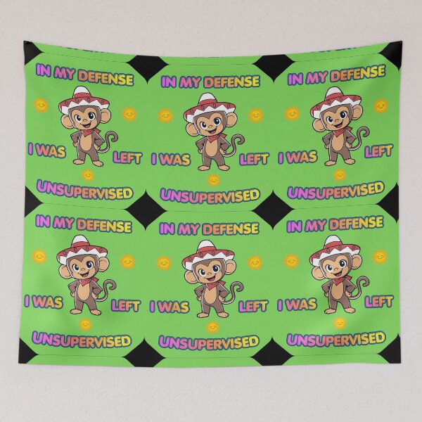 Item preview, In My Defense, I Was Left Unsupervised, Funny Gifts For Optimists designed and sold by zebek-design.