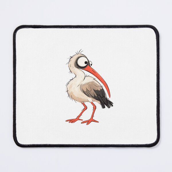 Artikelvorschau, Ibis mit einem geschwungenen Seitenblick entworfen und verkauft von The-Art-of-D.