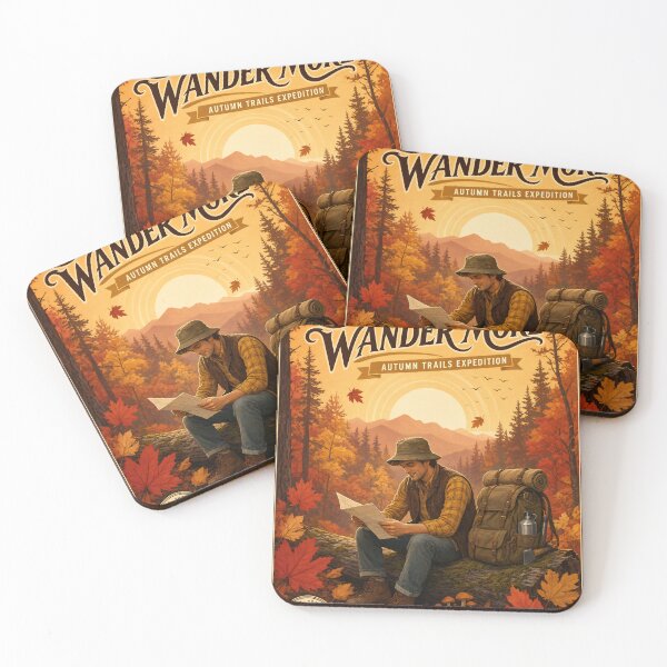 Item preview, Autumn Wanderer Exploring Mountain Wilderness designed and sold by JC Art Creations.