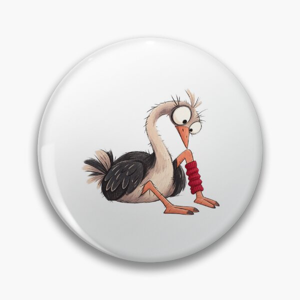 Item preview, Ostrich Inspecting One Leg Warmer designed and sold by The-Art-of-D.