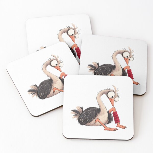 Item preview, Ostrich Inspecting One Leg Warmer designed and sold by The-Art-of-D.