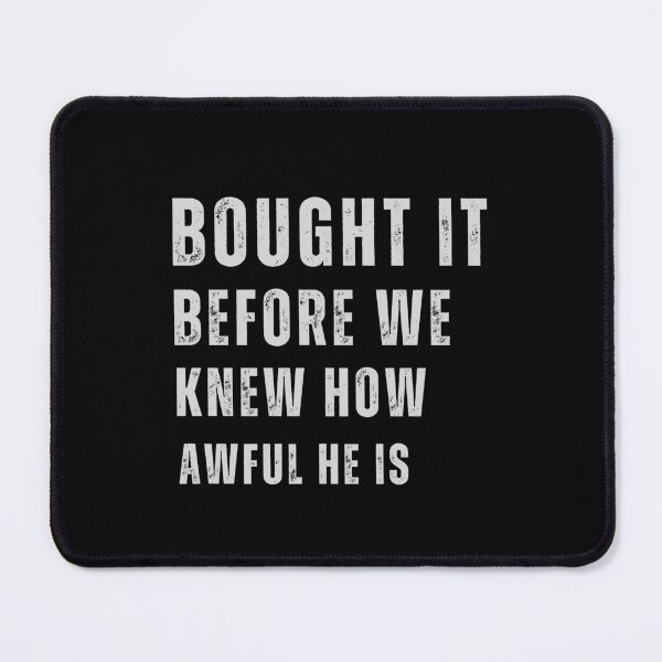 Item preview, Bought It Before We Knew – Tesla Anti Elon designed and sold by CapriCreatives.