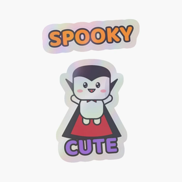 Spooky Cute - Vampire Marshmallow Pip Halloween — Sticker by BiMood