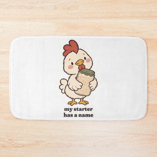 Item preview, Proud Chicken Hugging Sourdough Starter Jar designed and sold by OuqCreations.