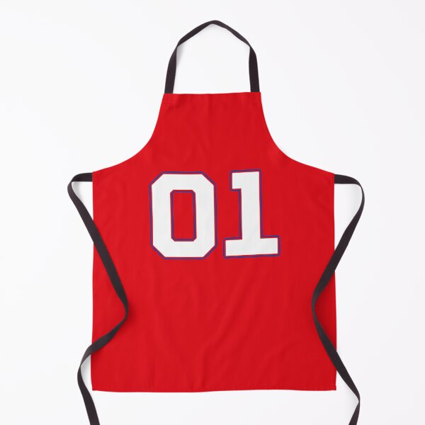 Item preview, 01 | Jersey Number 01 | Shirt Number 01 (White / Blue) designed and sold by STUDIO-72.